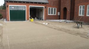 brampton-paving-prepared-area-for-interlocking